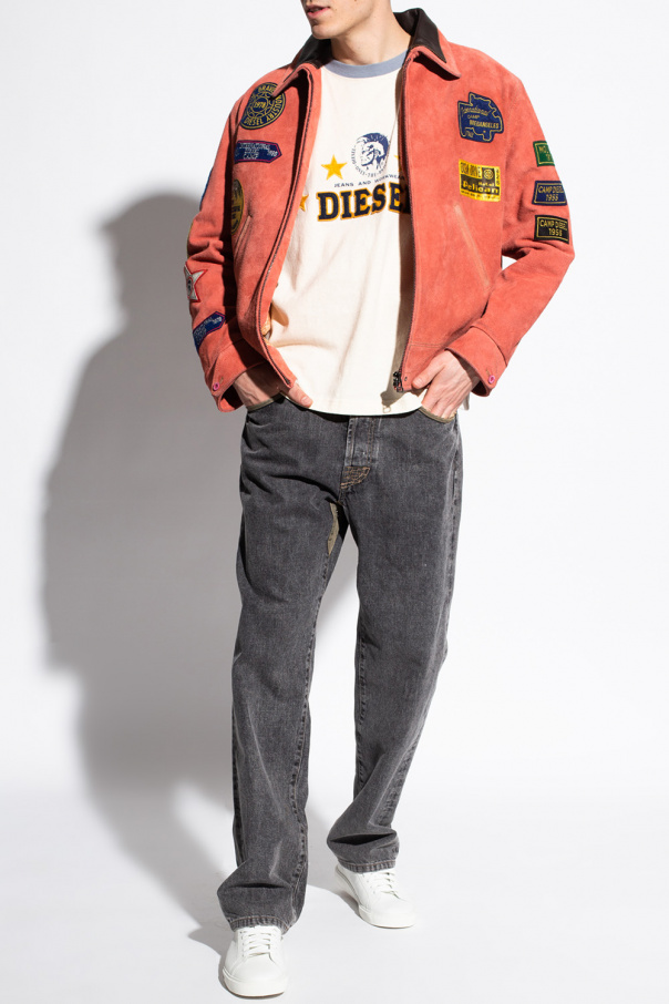 Diesel orange jacket hotsell